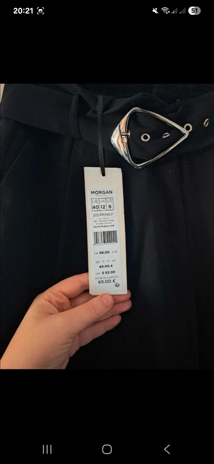 Pantalón slim negro – photo 5